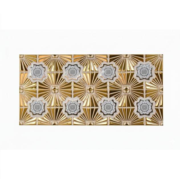 30 X 60 DEKOR CERAM ARA MEDALİON GOLD İRAN