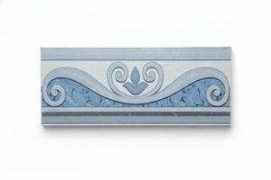 7 X 30 KANT KERAMİKA KÜTAHYA ELİDA COBALT