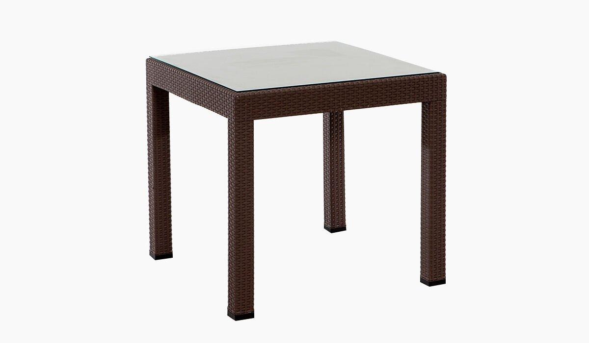 MODALİFE RATTAN STOL 80 X 80 KAHVERENGİ