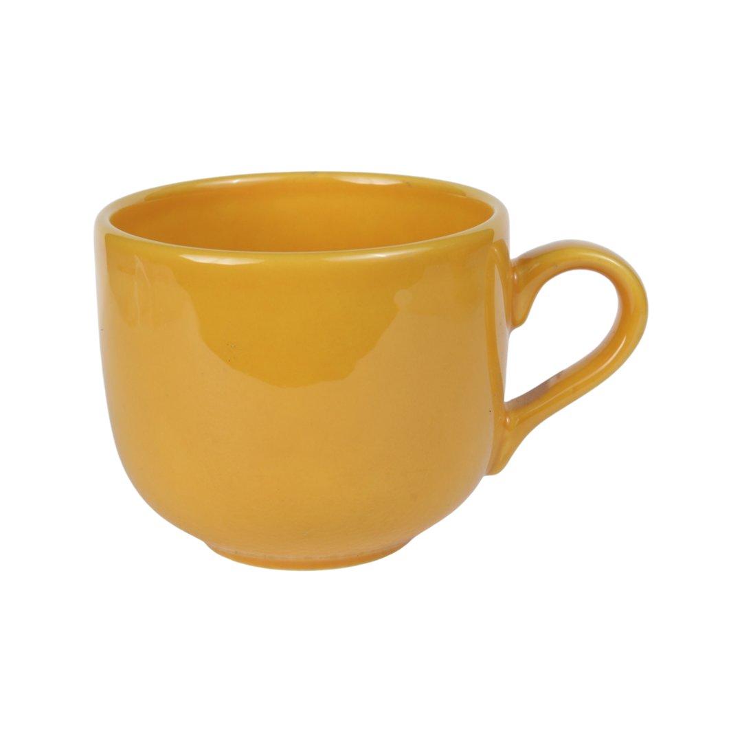 KÜTAHYA PORSELEN JB01CF091 JUMBO FİNCAN KOYU SARI