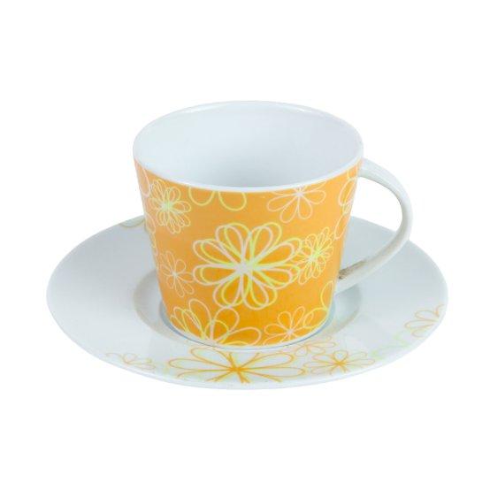 KÜTAHYA PORSELEN TL02CT914 ÇAY FİNCANI VE TABAK SARI