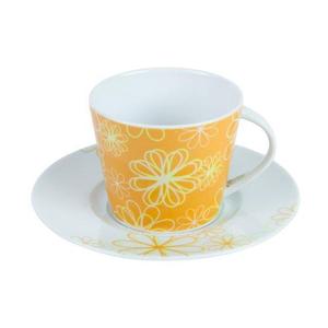 KÜTAHYA PORSELEN TL02CT914 ÇAY FİNCANI VE TABAK SARI