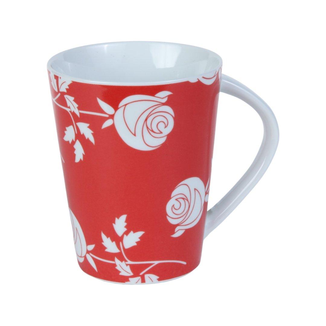 KÜTAHYA PORSELEN TL02MG617 KUPA KIRMIZI ÇİÇEK